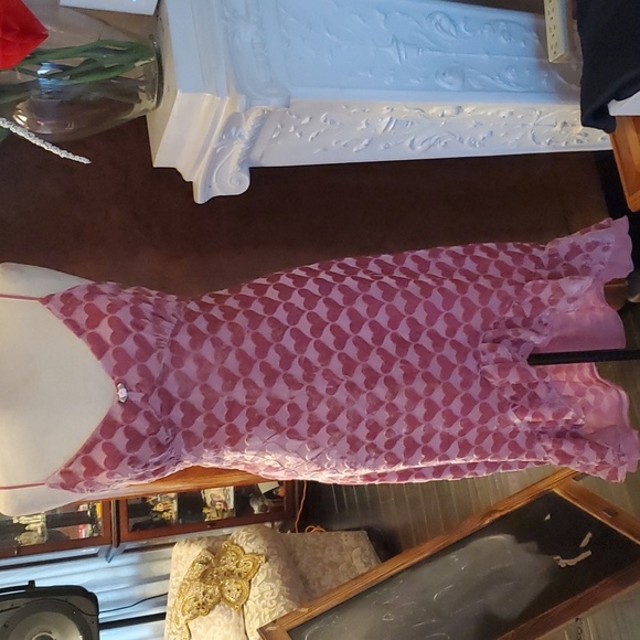 💥Betsey Johnson velvet heart midi dress - Picture 3 of 15